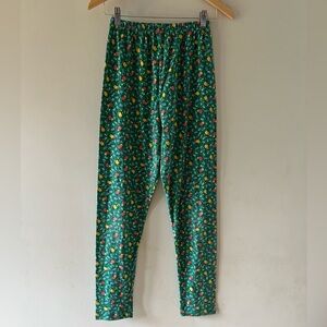 Vintage Girl Scouts Leggings, Sz 18 (see notes!) floral, USA, daisy,‎ brownie